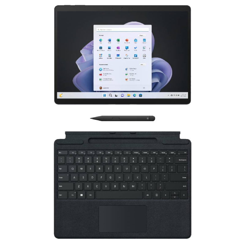 SURFACE Pro 9 (13", Intel Core i7, RAM 16GB, 256GB, Graphite) + Black