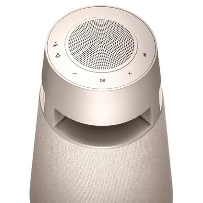 LG XBOOM 360 XO3 Portable Bluetooth Speaker (1.1 CH, 50W, Beige) XO3QBE.DTHALLK