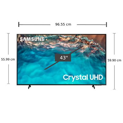 SAMSUNG TV BU8100 UHD LED (43", 4K, Smart, 2022) UA43BU8100KXXT