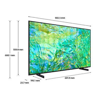 SAMSUNG ทีวี 43CU8100 Crystal UHD LED (43", 4K, Smart, ปี 2023) รุ่น UA43CU8100KXXT