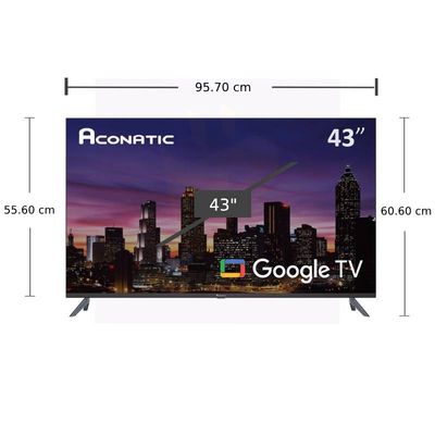 ACONATIC TV 43HS701AN Google TV 43 Inch FHD LED 43HS701AN 2024  