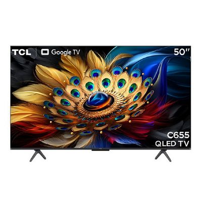 TCL TV 50C655 Google TV 50 Inch 4K UHD QLED 50C655 2024