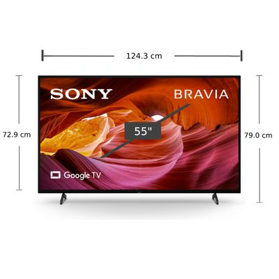 SONY TV BRAVIA 55X75K UHD LED (55", 4K, Google TV, 2022) KD-55X75K