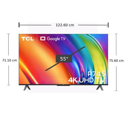 TCL TV 55P745 UHD LED (55", 4K, Google TV, 2023) 55P745