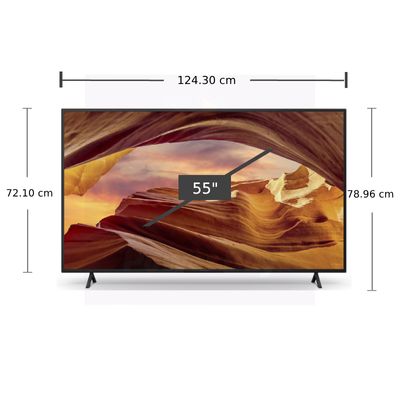 SONY TV Class X77L UHD LED (55", 4K, Android, 2023) KD-55X77L