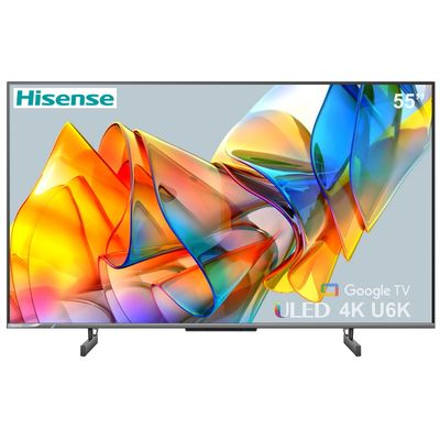 HISENSE ทีวี U6K ULED (65", 4K, Google TV, ปี 2023) รุ่น 65U6K