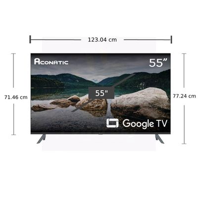 ACONATIC TV Google TV 55 Inch 4K LED 55US700AN 2023