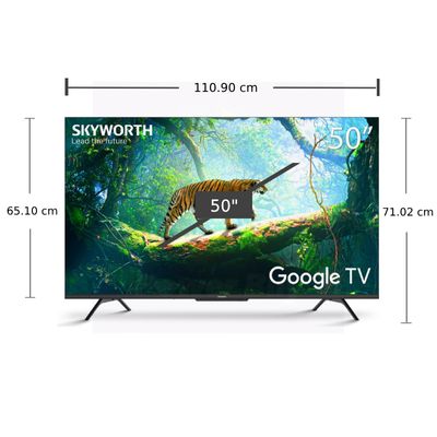 SKYWORTH ทีวี 50SUE7600 Google TV 50 นิ้ว 4K UHD LED รุ่น SUE7600 ปี 2023