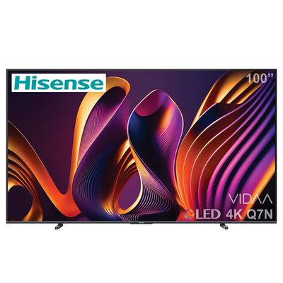 HISENSE ทีวี 100Q7N สมาร์ททีวี 100 นิ้ว 4K VIDAA UHD QLED รุ่น 100Q7N ปี 2024