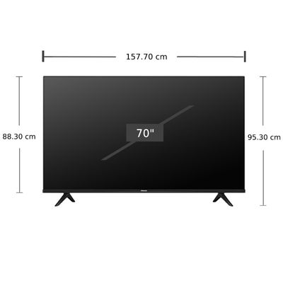 HISENSE TV 70A6100H VIDAA UHD LED (70", 4K, Smart) 70A6100H