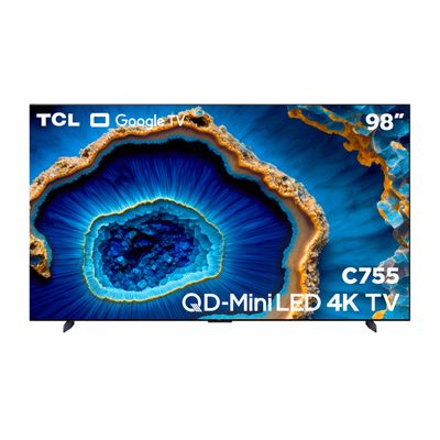 TCL TV Google TV 75 Inch 4K Mini QLED 75C755 2023