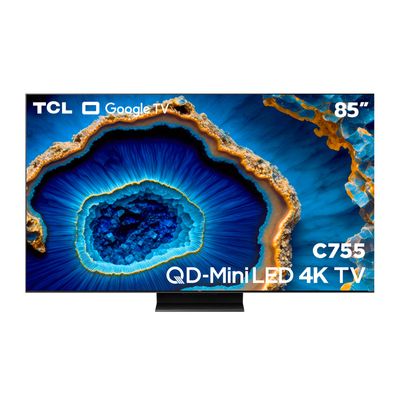 TCL ทีวี Google TV 85 นิ้ว 4K Mini QLED รุ่น 85C755 ปี 2023