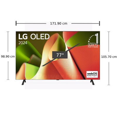 LG TV 77B4 Smart TV 77 Inch 4K UHD OLED OLED77B4PSA.ATM 2024