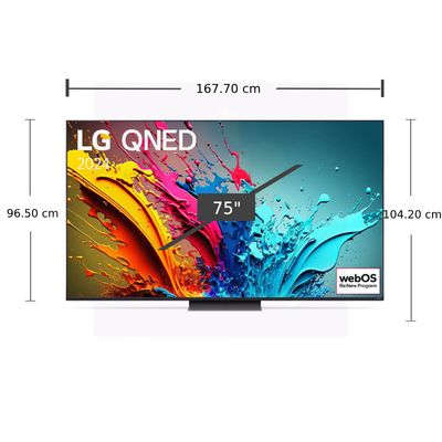 LG ทีวี 75QNED86 สมาร์ททีวี 75 นิ้ว 4K UHD QNED รุ่น 75QNED86TSA.ATM ปี 2024