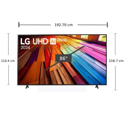 LG ทีวี 86UT80 สมาร์ททีวี 86 นิ้ว 4K UHD LED รุ่น 86UT8050PSB.ATM	ปี 2024