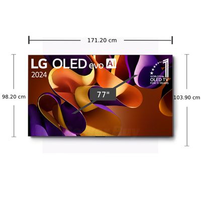 LG TV 77G4 Smart TV 77 Inch 4K UHD OLED OLED77G4PSA.ATM 2024