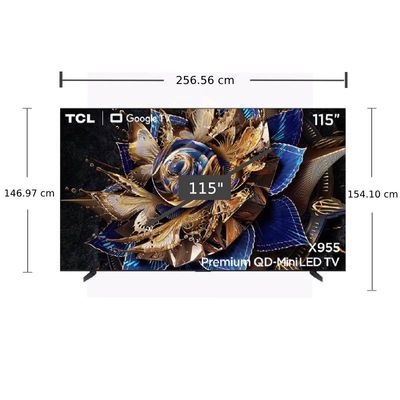 TCL TV 115X955 Max Google TV 115 Inch 4K UHD QD-Mini LED 115X955 Max 2024