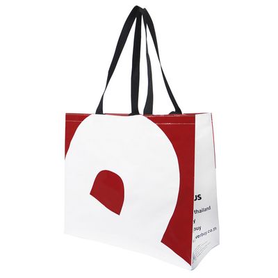G TO YOU Tote bag (Size M, Red-White)