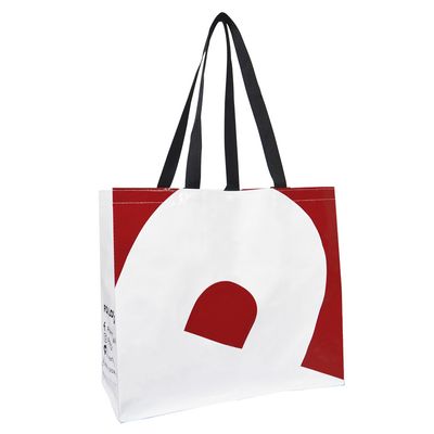 G TO YOU Tote bag (Size M, Red-White)
