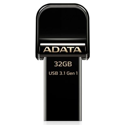 ADATA OTG แฟลชไดรฟ์ (32GB, สีดำ) รุ่น AAI920-32G-CBK