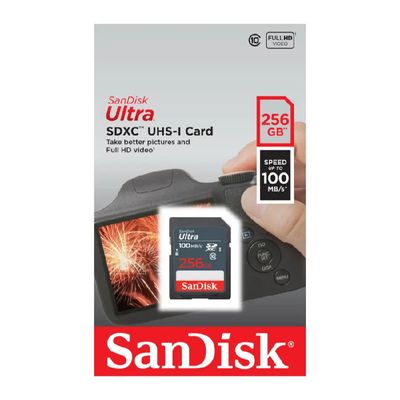 SANDISK Micro SDXC Card 256GB รุ่น SDSDUNR-256G-GN3IN