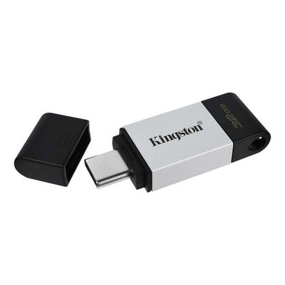 KINGSTON แฟลชไดรฟ์  (32GB, สี Black) รุ่น DataTraveler 80 USB