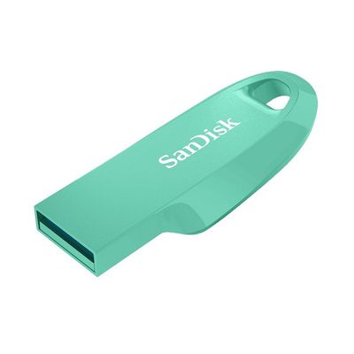 SANDISK Ultra Curve 3.2 แฟลชไดรฟ์ (128GB,สีเขียว) รุ่น SDCZ550-128G-G46G