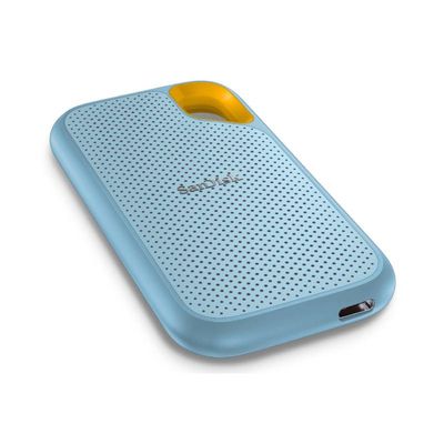 SANDISK Extreme Portable SSD V2 External Hard Drive (1TB,Sky Blue) SDSSDE61-1T00-G25B