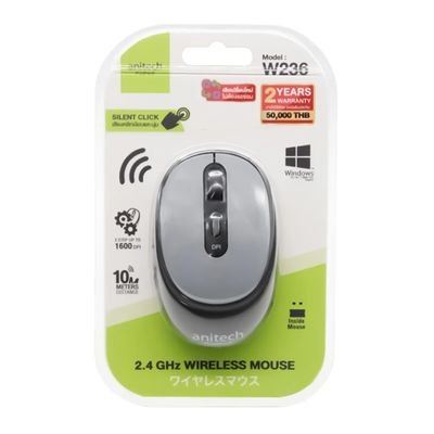 ANITECH Wireless Mouse (Black) W236-BK