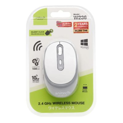ANITECH Wireless Mouse (Gray) W236-GY