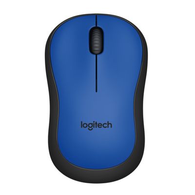 LOGITECH เมาส์ไร้สาย (สีฟ้า) รุ่น M221 SILENT