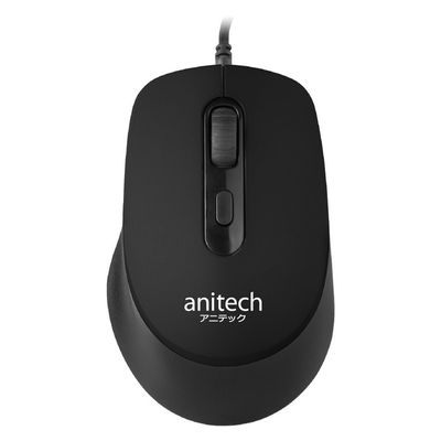 ANITECH Wired Mouse 4D (Black) A547