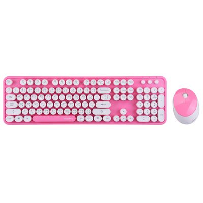 MOFII Wireless Keyboard + Mouse (Pink Plus) Sweet