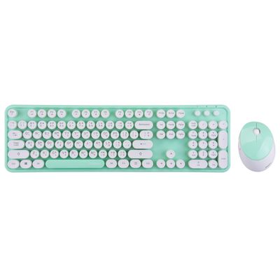 MOFII Wireless Keyboard + Mouse (Green Plus) Sweet