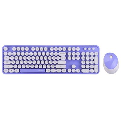 MOFII Wireless Keyboard + Mouse (Purple Plus) Sweet