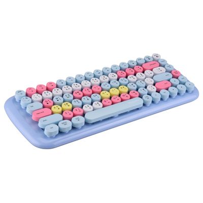 MOFII Cotton Candy Multi-Device Bluetooth Keyboard (Mixed Blue)