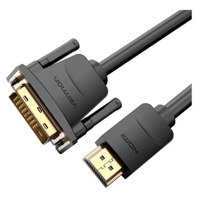 VENTION HDMI to DVI Cable (1.5M,Black) ABFBG