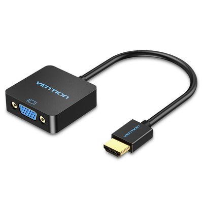 VENTION สายแปลง HDMI to VGA (0.15ม., สีดำ) รุ่น ACRBB