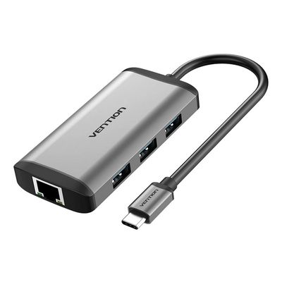 VENTION USB-C 6 in 1 Multifunction Adapter (Gray) CNCHB