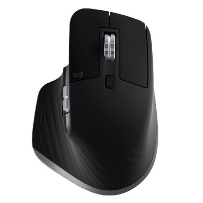 LOGITECH เมาส์ไร้สาย (สีเทาดำ) รุ่น MX Master 3S for MAC