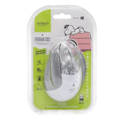 ANITECH Wireless Mouse (Gray) SNP-W235-GY