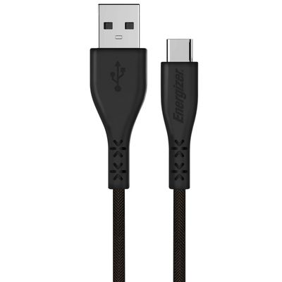 ENERGIZER USB C Cable (1.2M, Black) C41C2AGBKT