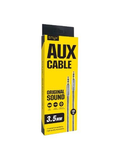 ENYX Aux Cable (Silver) 9994488005026