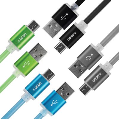 ASAKI Micro USB Cable + Adapter (Mixed Color) A-202M