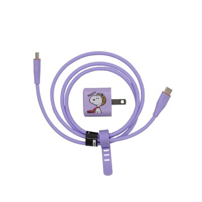 ANITECH x Peanuts PD Charger (1M, Purple) SNP-D226