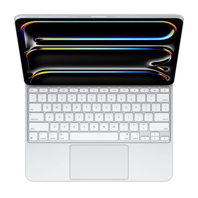 APPLE Magic Keyboard สำหรับ iPad Pro รุ่น 13 (ชิป M4) - อังกฤษ - สีขาว