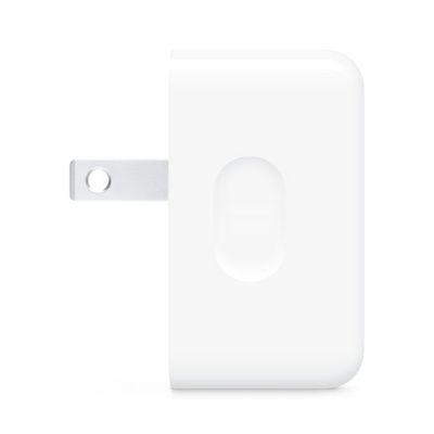 APPLE Dual USB-C Port Compact Power Adapter (35W, White)