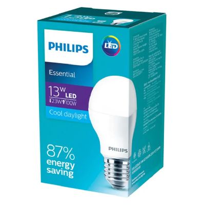 PHILIPS LED Light Bulb (13W, E27, Cool Daylight) ESS LEDBULB 13W CDL