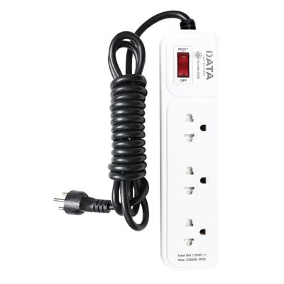 DATA Power Strip (3 Outlet,5M,Grey) AP3159-5M