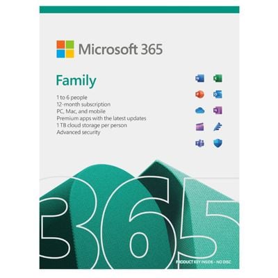 MICROSOFT ซอฟต์แวร์ M365 Family English Subscr 1 Yr รุ่น 6GQ-01896 ราคา ...